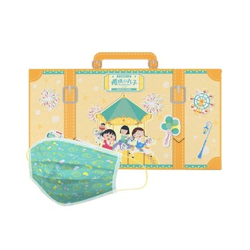 CAiRE 艾可兒 櫻桃小丸子成人醫用口罩 旅遊系列  樂園款  12片  1盒