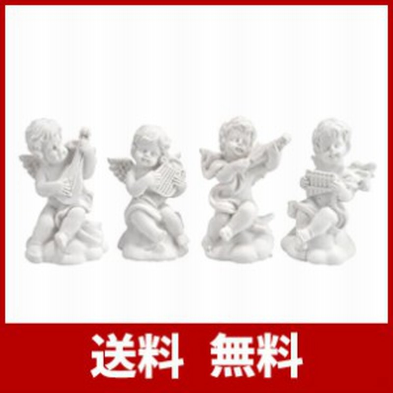 Jovivi Mak可愛い天使置物 天然樹脂 恋愛 風水 出会いを演出 風水アイテム 天使の置物 ミニ エンジェル 天使4人セット インテリア オ 通販 Lineポイント最大get Lineショッピング