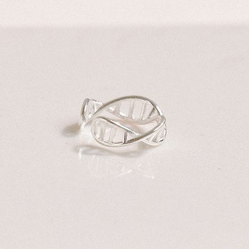 ｜純銀｜環狀鍊．單隻耳骨夾