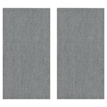 咕沛日常 可黏牆不掉屑貓抓地毯/貓抓板  淺灰色  100 x 60cm  2個