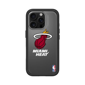 iPhone 16 Pro Mod NX 黑 - NBA - Logo-邁阿密熱火 Miami Heat - Light