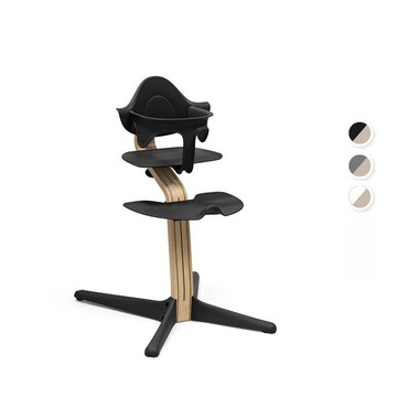 Stokke Nomi成長椅 6m+入門組合-橡木/胡桃木(餐椅+護欄+安全帶)