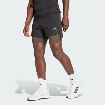 ADIDAS 吸濕排汗 AEROREADY 男 短褲 黑