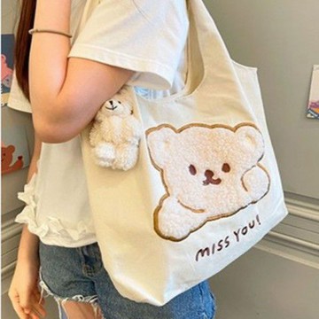 包包女  2024新款  斜挎學生少女手提包帆布袋女  百搭包  潮牌甄選包包 斜挎包