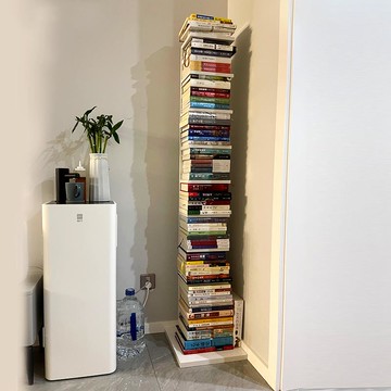 隱形書架落地收納架簡易省空間小型置物架客廳經濟型安裝網紅書架