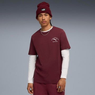 PUMA 基本系列 PUMA CLASS 酒紅 短袖 T恤 男 68821996