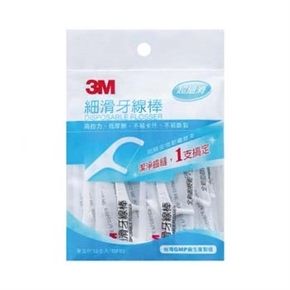 3m細滑牙線棒32支(超細滑)淺藍包裝 [橘子藥美麗]