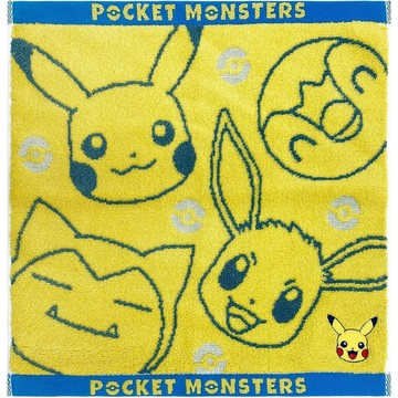 🌲森林喵🌲皮卡丘 寶可夢 毛巾  長毛巾 方巾 擦髮巾  現貨