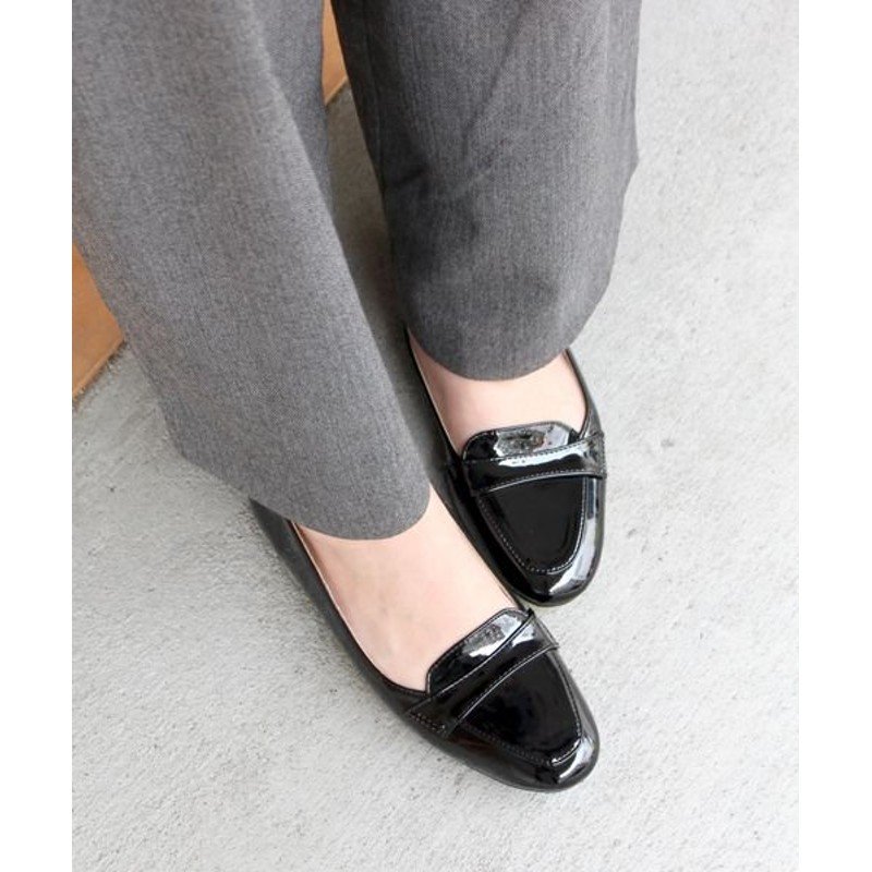 フィン ラウンドコインローファー レディース ブラック 24cm Fin 通販 Lineポイント最大1 0 Get Lineショッピング