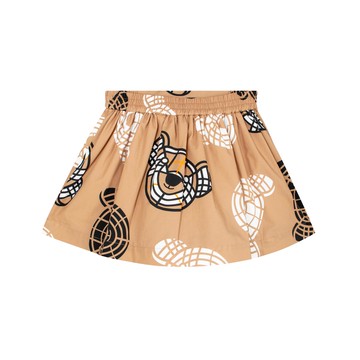 BURBERRY Kids 女嬰泰迪熊短裙