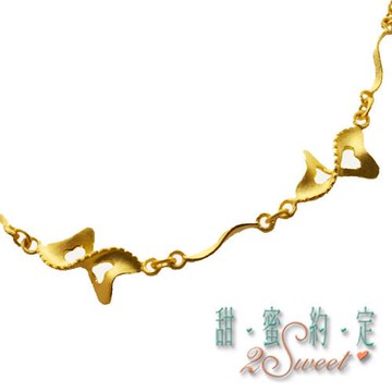 【甜蜜約定】相戀純金女手鍊-約重1.50錢(HC-S1449)