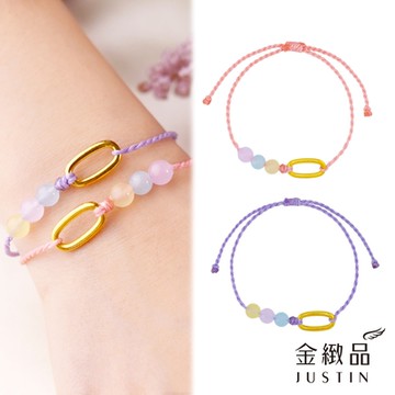 金緻品 黃金蠟繩手鍊 綿延 0.16錢