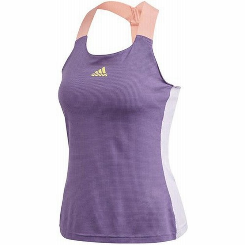 アディダス Adidas レディース テニスウェア ゲームセット Heat Rdy Y タンクトップ テックパープル ショックイエロー Gll30 Fk0760 ノースリーブ 通販 Lineポイント最大0 5 Get Lineショッピング