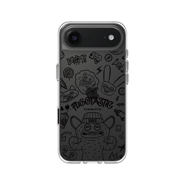 iPhone Air Clear Case（相機按鈕） 透明 - Fuggler 放克牙寶-常態系列 Regular series - 真是太棒了 - 線條版