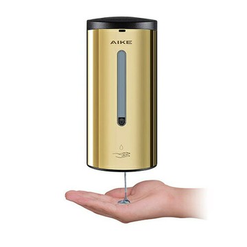 【銀-現貨】 AIKE 艾克 智能洗手機 700ml /出量調節/不銹鋼/電池式AK1205 - 四色