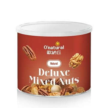 O'natural 歐納丘典藏五堅果150克 (腰果、杏仁果、核桃、夏威夷豆、胡桃)