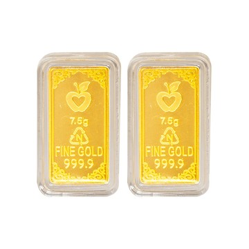 Jove gold 守護平安黃金條塊 - 貳台錢*2共肆台錢