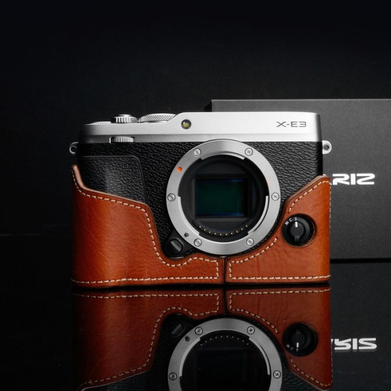 GARIZ FUJIFILM X-E3用 本革カメラケース XS-CHXE3CM キャメル | LINE