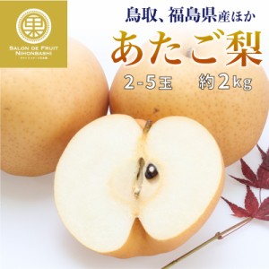 [予約 2023年 12月1日-12月31日の納品] あたご梨 約2kg 2-5玉 鳥取 福島産他 愛宕梨 愛宕 初冬 冬ギフト 和梨 冬ギフト お歳暮 御歳暮