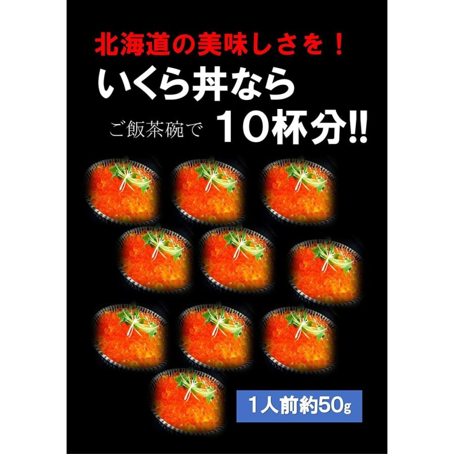 いくら 醤油漬け 500g(250g×2) 北海道産 最高級のとろける美味しさ 鮭卵 化粧箱入りでギフトにも◎贈答用　イクラ 北海道