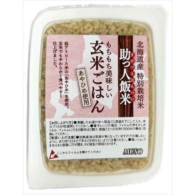 送料無料 ムソー 助っ人飯米 玄米ごはん 160g×40個