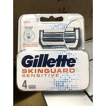 Gillette 吉列SkinGuard紳適系列刮鬍刀頭補充包 4刀頭