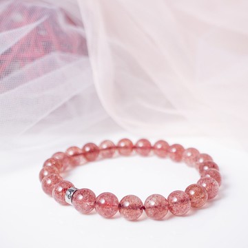 草莓晶 | 天然能量手串 | 7.5-8.5mm