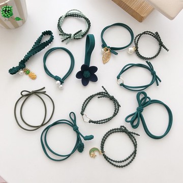 頭繩女簡約百搭學生小皮筋可愛ins超仙發飾成年時尚扎頭軟妹日系