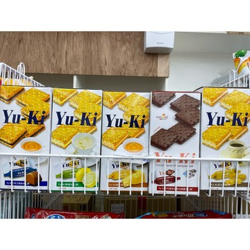 馬來西亞🇲🇾Yu-Ki夾心餅乾150g可可風味喜馬拉雅鹽 巧克力 起司 檸檬 花生夾心餅 yuki餅乾 yu-ki夾心餅