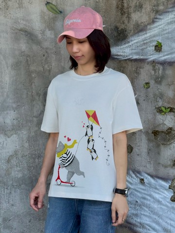 給妳好心情的動物時光插畫棉T