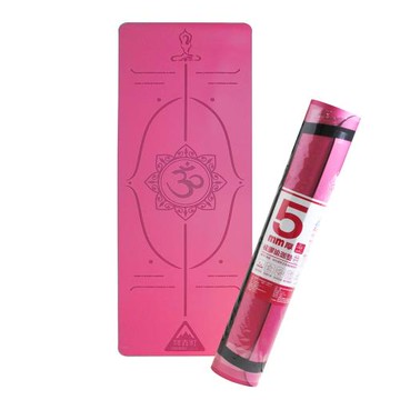 【EKI MORI MACHI 驛森町】PU橡膠瑜珈墊(粉)