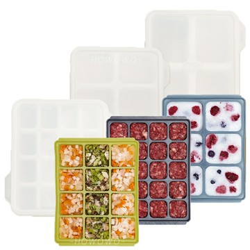 好娃娃 矽膠副食品製冰盒 台灣製 韓國製 副食品 矽膠分裝盒 冰磚盒 天晴 晴媽咪 離乳食連裝盒 儲存盒 OWEN