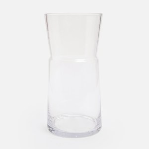 伊登透明玻璃花器30cm 圓柱直筒