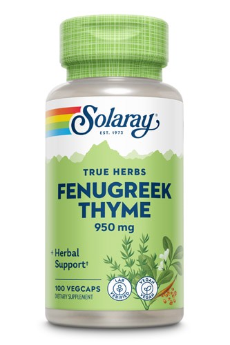 Solaray Fenugreek and Thyme 100 Capsules