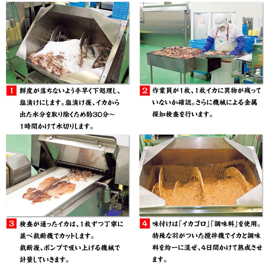 社長のいか塩辛300g おつまみ イカ 烏賊 北海道 FF