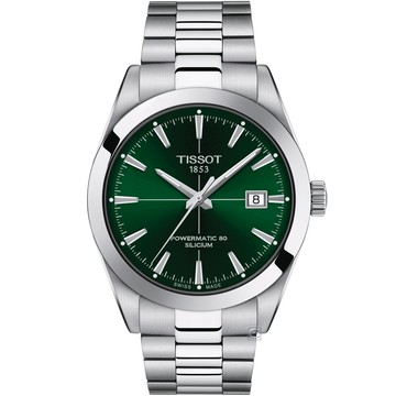TISSOT天梭 GENTLEMAN 80小時動力紳士機械錶(T1274071109101)