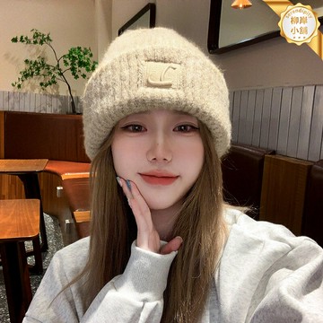 【顯臉小保暖】毛線帽 冷帽 針織帽 護耳帽 寬鬆大頭圍 粗毛線編織 加厚保暖 秋冬季防寒 男女通用