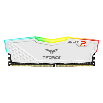 十銓 炫光RGB系列 T-Force Delta DDR4-3600 CL18 白色 32GB (2x16GB)  1組