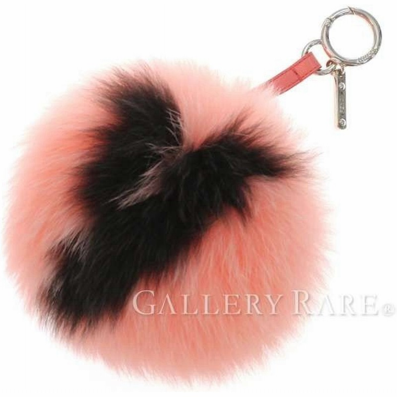 未使用 FENDI 3色 ファー ボンボン チャーム フォックス