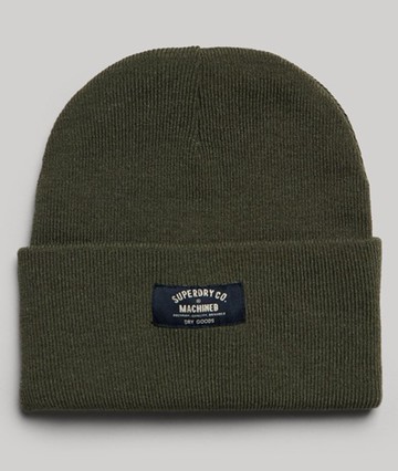 Superdry Women's Women's Classic Knitted Beanie Green / Olive Green Marl - Size: 1SIZE