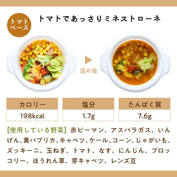 ＼ レビュー プレゼント あり ／野菜を楽しむスープ食 8食Bセット