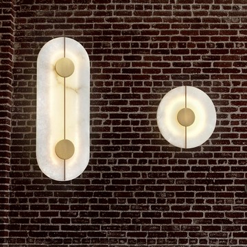 12W簡約雲石壁燈｜F87-22-8210-1、22-8210-2