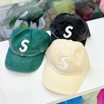 SUPREME 水洗老帽 帽子 大S LOGO 日本代購 潮牌