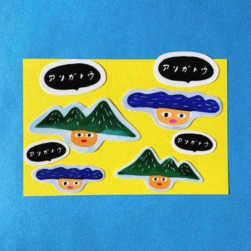 貼紙、可愛插畫