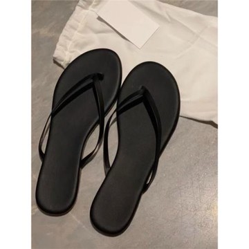 羊皮版~網紅人字拖女外穿時尚2025新款夾趾防滑平底涼拖鞋沙灘鞋