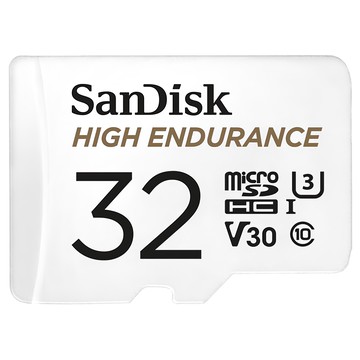 SanDisk 晟碟 高耐寫度 microSD記憶卡  32GB  1個