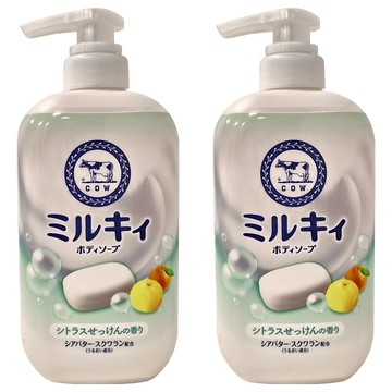 COW STYLE 牛乳石鹼 牛乳精華沐浴乳 柑橘皂香 滋潤保濕 溫和潔淨  500ml  2瓶