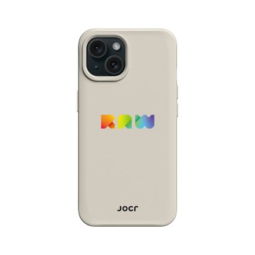 iPhone 15 SolidX 貝殼灰 - JOCR - Raw Rainbow