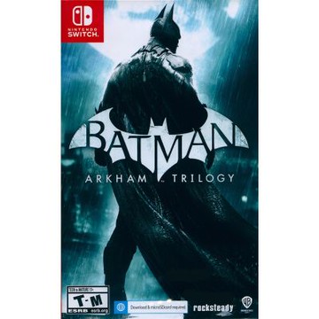 蝙蝠俠：阿卡漢三部曲 Batman：Arkham Trilogy - NS Switch 英日文美版