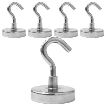 磁鐵 5個 A3鋼+磁鐵 淨重185g±5%  銀色  1組